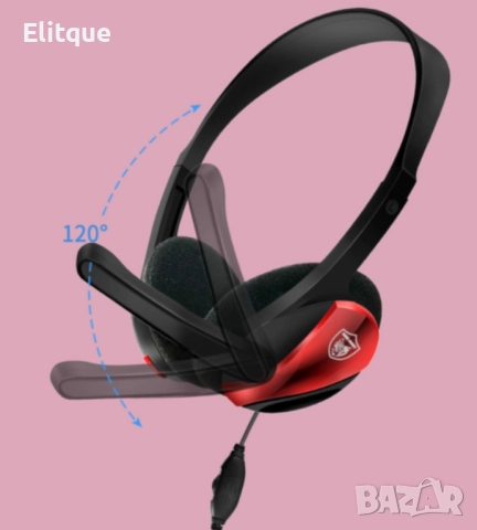 Геймърски слушалки с кабел и вграден микрофон AKZ GM-006 - EP44, снимка 4 - Други стоки за дома - 52819095