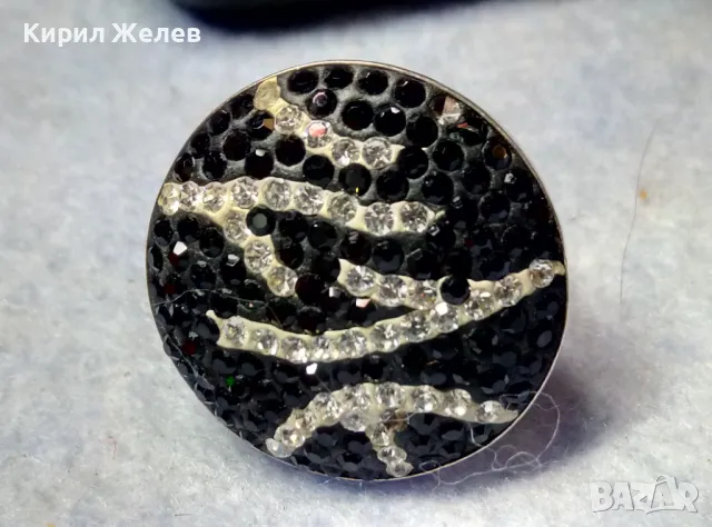 ОГРОМЕН СКЪПОЦЕНЕН СРЕБЪРЕН АРТ ПРЪСТЕН СРЕБРО 925 с БЛЕСТЯЩИ ФАСЕТИРАНИ МАРКАЗИТИ и ЦИРКОНИ 49280, снимка 11 - Пръстени - 49914903