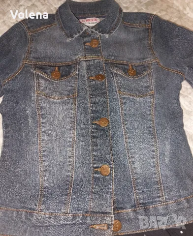 Дънково яке+рокля, снимка 2 - Детски комплекти - 47460151