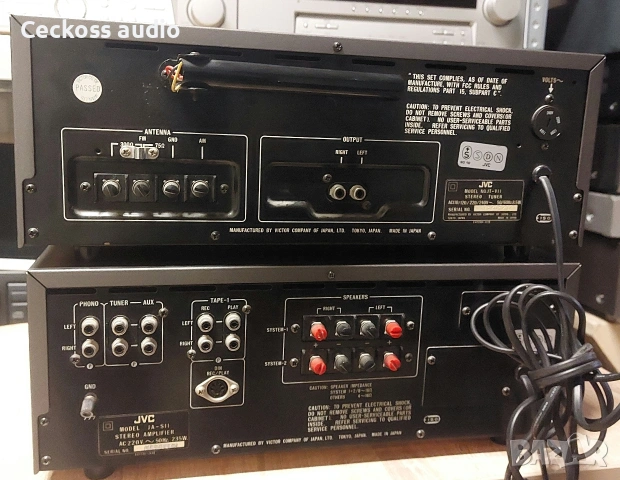 Сет усилвател и тунер JVC, снимка 6 - Ресийвъри, усилватели, смесителни пултове - 53916592