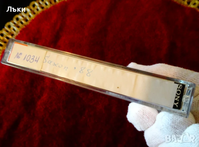 Аудио касета Sony CHF60 с хеви метъл групата Saxon. , снимка 7 - Аудио касети - 51096835