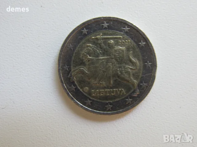 2 евро-Литва, 2021, 655 m, снимка 3 - Нумизматика и бонистика - 56069428