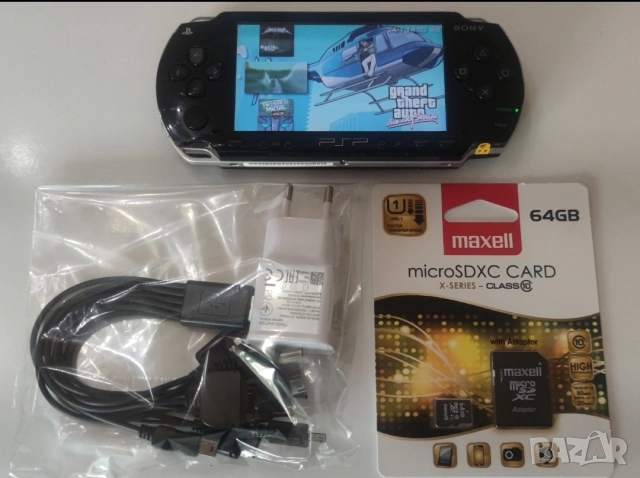 PSP-Sony-1004+64gb+200 Игри