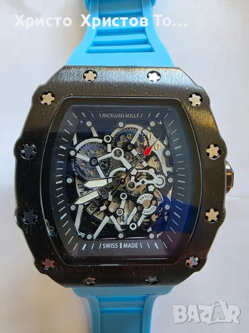 Мъжки луксозен кварцов часовник Richard Mille 24 месеца гаранция