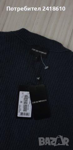 Emporio Armani Oversize Wool/ Cashmere Mens Size S/M НОВО! ОРИГИНАЛ! Мъжки Вълнен Пуловер!, снимка 16 - Пуловери - 42628460