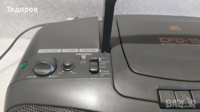 Sony CFD-151 CD Radio Cassette Corder , снимка 3 - Радиокасетофони, транзистори - 54301052