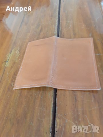 Стар кожен портфейл,портмоне #5, снимка 6 - Антикварни и старинни предмети - 31228196