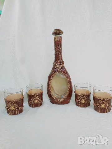  Подаръчни комплекти  за вино /ракия/, снимка 13 - Декорация за дома - 19274800