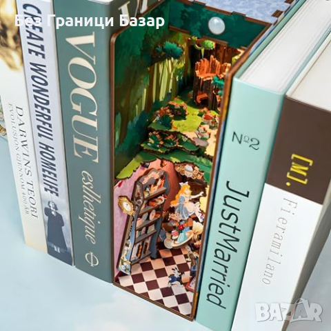 Нов Миниатюрен Комплект Алиса в Страната на чудесата 3D Диорама , снимка 6 - Други - 44571591