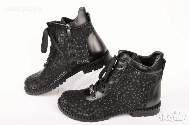 NEW! Ниски дамски боти - Два цвята, снимка 2 - Дамски боти - 52660056