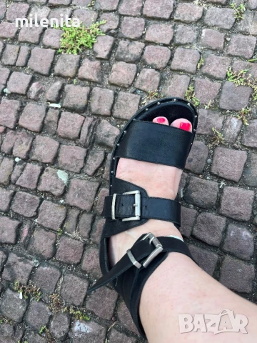 Готини сандали от ест. кожа Dario Bruni и Vagabond 37 номер, снимка 11 - Сандали - 49386176