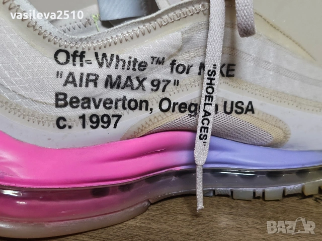 Nike Serena Williams x Off-White оригинални лимитирани дамски маратонки , снимка 13 - Маратонки - 53893078