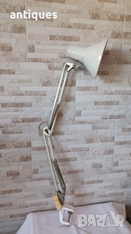 Индустриална сгъваема лампа - Българска - метална - №41, снимка 3 - Антикварни и старинни предмети - 42901530