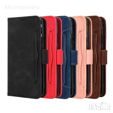 Кожен Калъф Портфейл за Motorola Edge 70 Fusion+ 5G / Fusion 5G - Свалящ се държач, Двоен магнит, 5 , снимка 2 - Калъфи, кейсове - 54120154