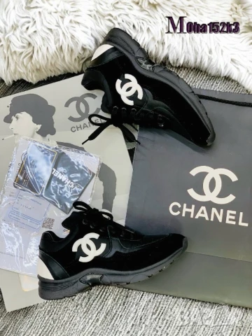 дамски маратонки от естествена кожа chanel , снимка 6 - Маратонки - 51321065