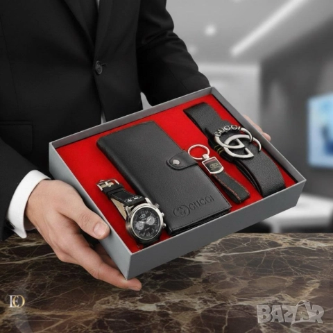 подаръчни комплекти tommy hilfiger louis vuitton gucci , снимка 15 - Подаръци за мъже - 51708644