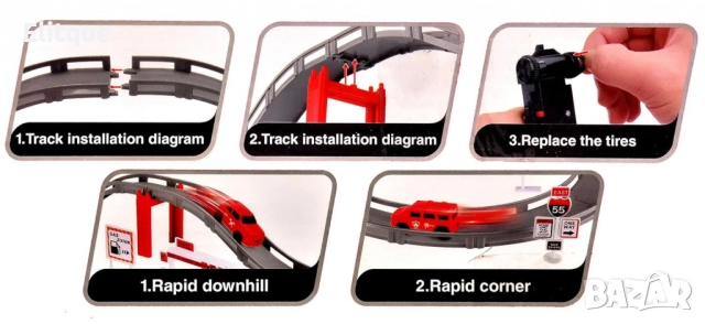 Състезателен пожарникарски комплект Firefighting Track – 31 части, снимка 4 - Други - 52787198