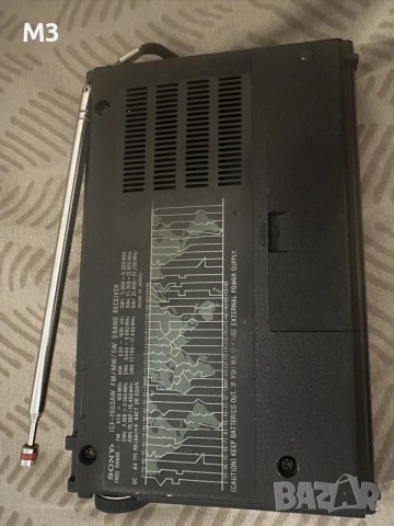 SONY ICF 7600 AW Радио, Транзистор, снимка 7 - Радиокасетофони, транзистори - 56345291