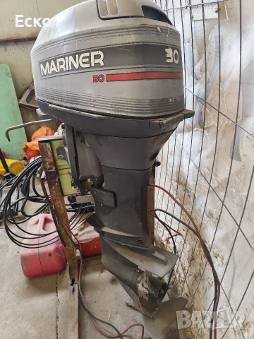Двигател Mariner 30, двутактов за лодка, снимка 4 - Воден транспорт - 53352083