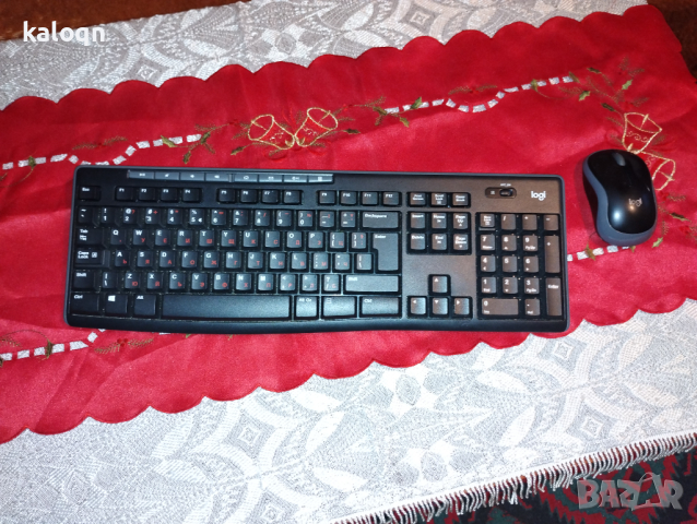 Комплект LOGITECH клавиятура и мишка, снимка 2 - Клавиатури и мишки - 44781502