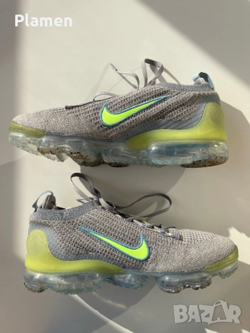 Обувки Nike VaporMax 2021 сиво и зелено 44 номер