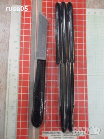 Лот от 6 бр. малки английски сервизни ножа, снимка 2 - Прибори за хранене, готвене и сервиране - 30003379
