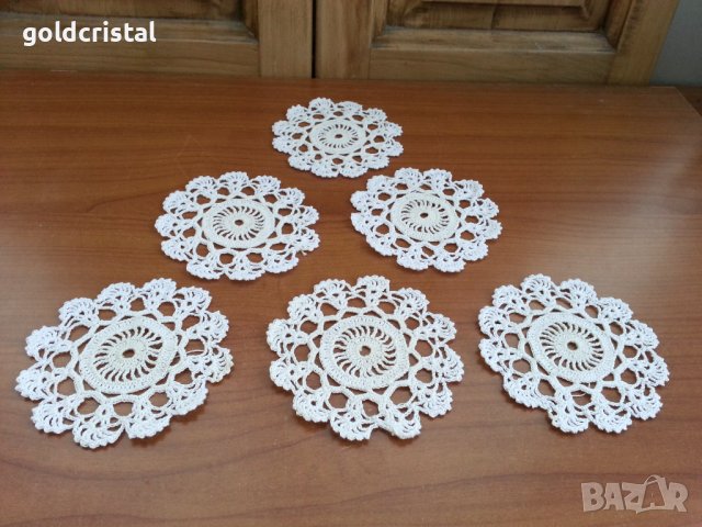 Плетени подложки за чаши ръчна изработка 