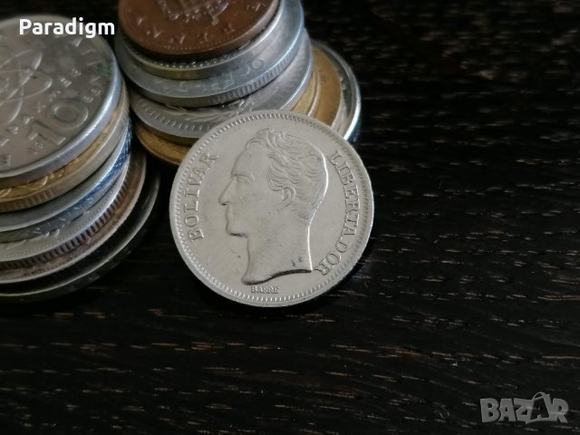 Mонета - Венецуела - 1 боливар | 1977г., снимка 2 - Нумизматика и бонистика - 29918988