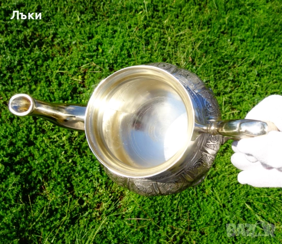 Чайник,кана Hadj Bennani metal-argente,Мароко. , снимка 3 - Антикварни и старинни предмети - 51446778