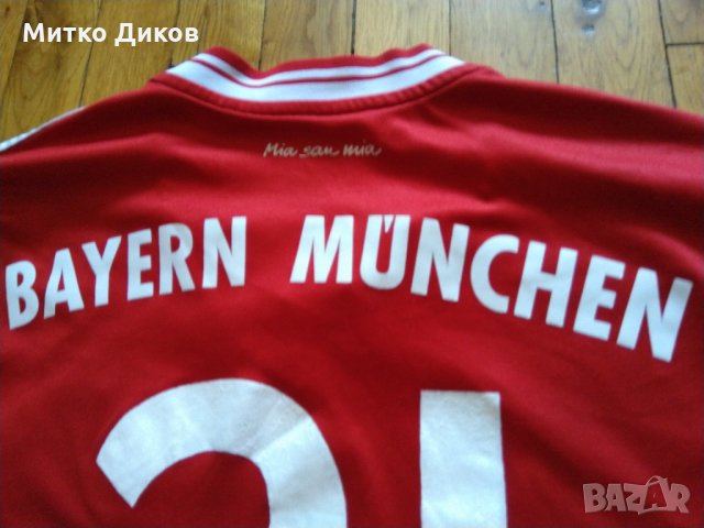 Байерн Мюнхен тениска 2013-14 Адидас №21Филип Лам игрална с бадж размер М-Л, снимка 7 - Футбол - 30754095