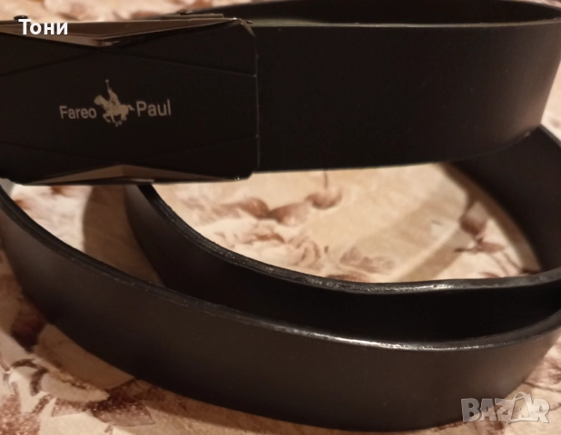 FAREO PAUL Оригинал Нов Автоматичен Мъжки Колан от Естествена Кожа 120см., снимка 14 - Колани - 52684539