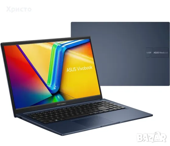 НОВ!!! Лаптоп ASUS VivoBook 15 F1504ZA, Intel Core i3-1215U, 15.6", Full HD, IPS, 8GB DDR4, 512GB 