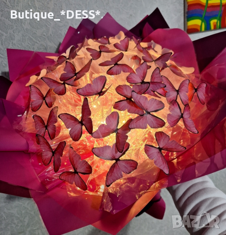 ЗАПОВЯДАЙТЕ‼️Луксозни,светещи,ръчно израбатени букети от "DESS" 45лв.🦋💐