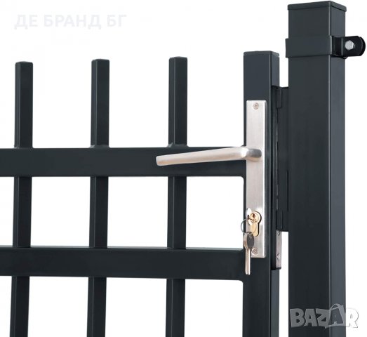 Градинска врата (единична), 106 х 150 см, сива SH35GD02, снимка 3 - Други - 35634017