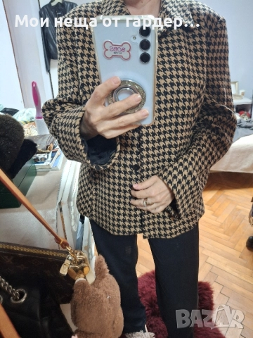 Вълнено стилно сако .р42 , снимка 3 - Сака - 52201659