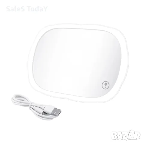 Огледало за сенник, 18,4см, Led осветление+ два режима, снимка 3 - Аксесоари и консумативи - 49465193