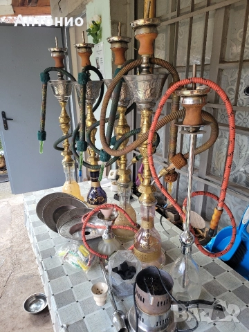 5 броя голями наргилета. наргиле по 1 метър