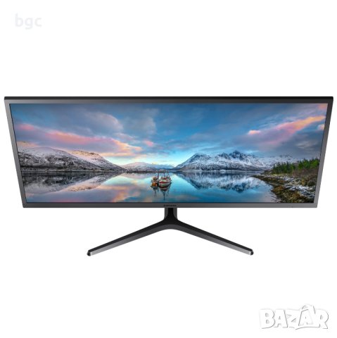 НОВ 34" Монитор Ultra Wide QHD, 60Hz, 4ms, DisplayPort, FreeSync, Dark Blue Gray, LS34J550WQRXEN, снимка 8 - Монитори - 44217417