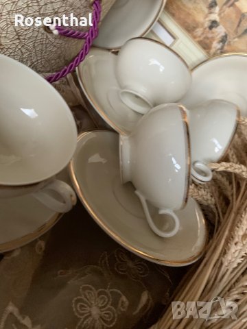 Винтидж сервиз за чай/капучино Стар чешки порцелан, снимка 3 - Сервизи - 31095517