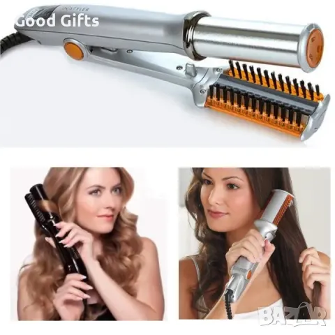 Комбиниран уред преса и маша за коса In Styler 3 в 1, снимка 5 - Маши за коса - 47512540