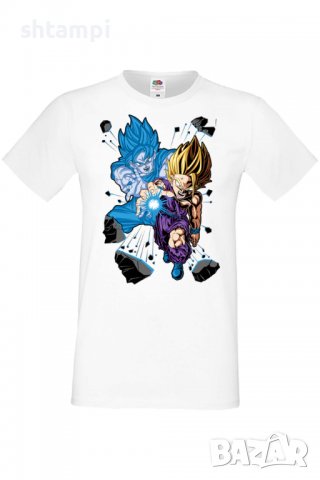 Мъжка тениска Dragon Ball Z Gohan X Goku,Анимация,игра,Празник,Повод., снимка 2 - Тениски - 37940579