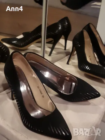 Празничен сет рокля и елегантни обувки на ток 38 номер 