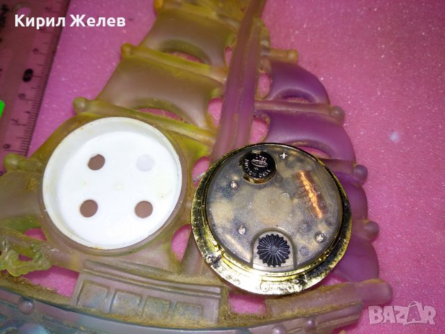 КРАСИВ ФИГУРАЛЕН НАСТОЛЕН КВАРЦОВ ЧАСОВНИК ВЕТРОХОД ПЛАТНОХОД КОРАБ За КОЛЕКЦИЯ ДЕКОР 42889, снимка 16 - Декорация за дома - 44314063