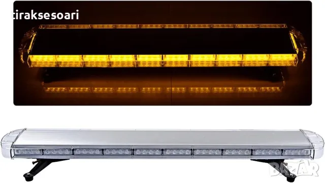 12V 24V 140 см LED Диодна Аварийна лампа Маяк за Пътна помощ Платформа Камион Снегорин , снимка 3 - Аксесоари и консумативи - 48984532