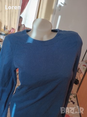 Блуза туника в синьо, снимка 2 - Туники - 42484109