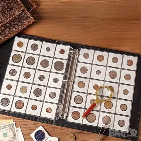 комплект от 550 броя картончета за съхранение на монети (от всички размери), снимка 2 - Нумизматика и бонистика - 49460665