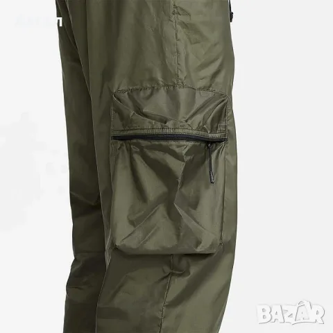 МЪЖКО ДОЛНИЩЕ NIKE TCH WVN LND PANT КАФЯВО-ЗЕЛЕНО, снимка 3 - Спортни дрехи, екипи - 55904518