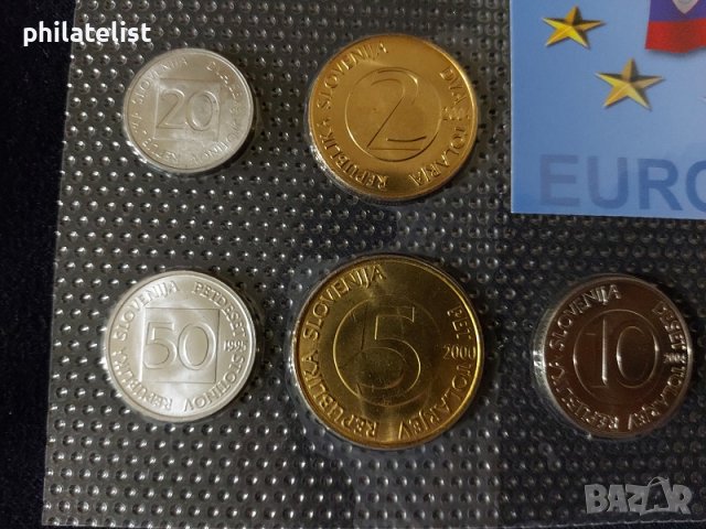 Словения - Комплектен сет от 9 монети , UNC, снимка 3 - Нумизматика и бонистика - 37782368