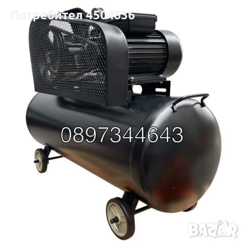 Компресор за въздух 100 литра HAWEK , HW-3012, снимка 4 - Компресори - 51200879