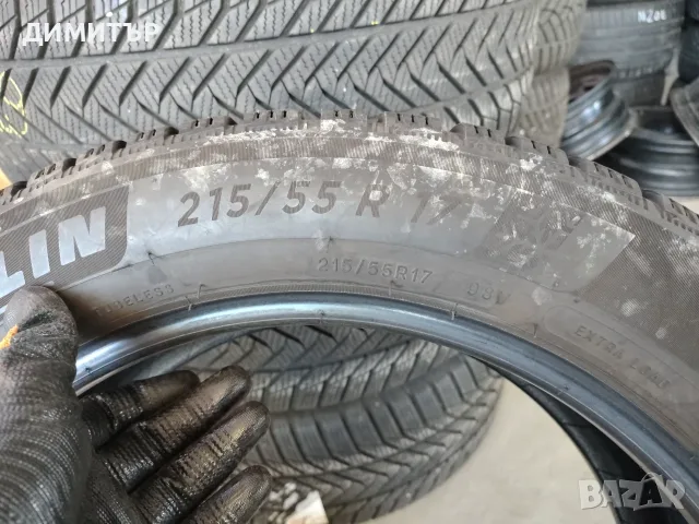 4бр.зимни гуми MICHELIN 215 55 17 DOT21 цена за брой, снимка 7 - Гуми и джанти - 55802637